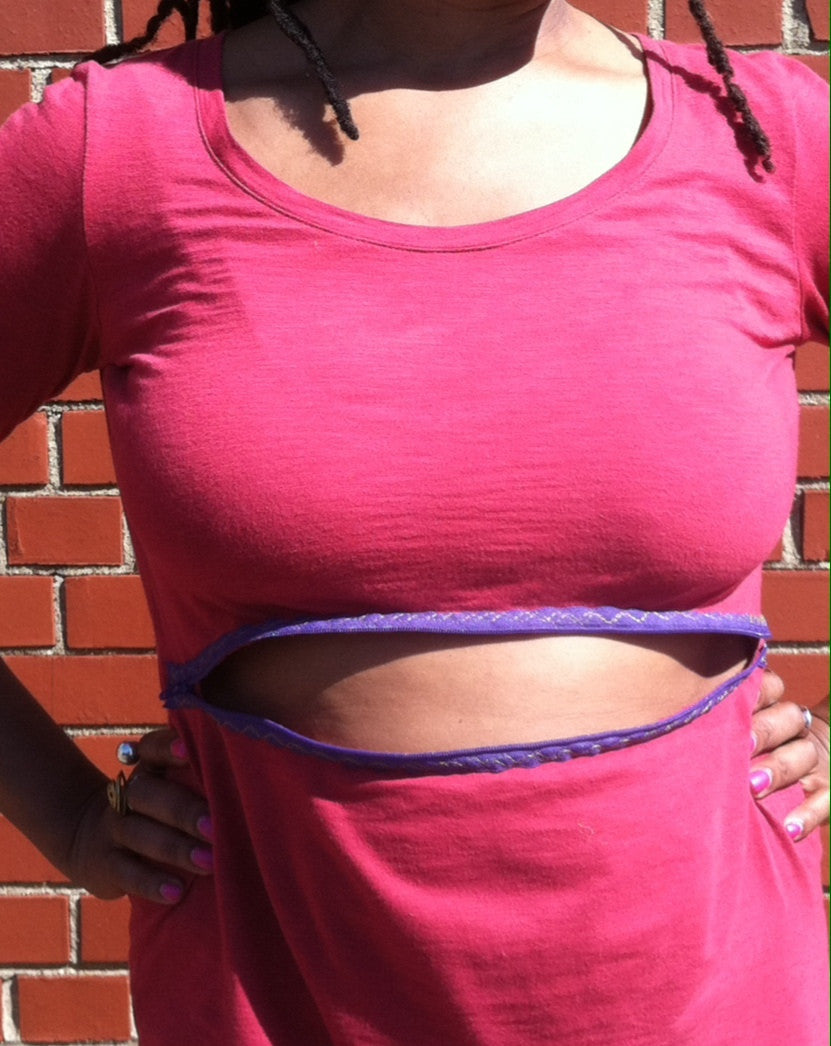 Unzipped: A Nursing Shirt